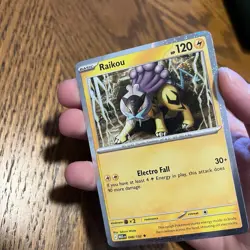 Pokemon Raikou - (Cosmos Holo) 048/132 Me01: Mega Evolution Promo SWIRL!!! - Image 2