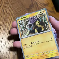 Pokemon Raikou - (Cosmos Holo) 048/132 Me01: Mega Evolution Promo SWIRL!!! - Image 3