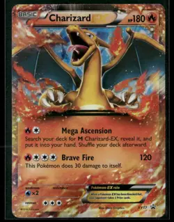 2014 Pokemon Black Star Promo Charizard EX #XY17 LP-MP - Image 1