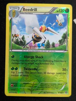 Beedrill 3/160 XY - Primal Clash Pokemon TCG NM Reverse Holo - Image 1