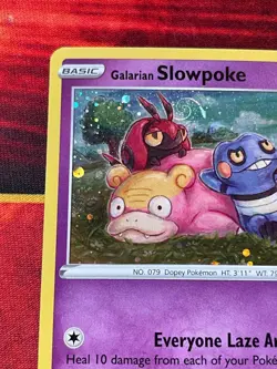 Galarian Slowpoke - SWSH126 - Pokemon SWSH Black Star Cosmos Holo Promo - NM - Image 2