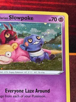 Galarian Slowpoke - SWSH126 - Pokemon SWSH Black Star Cosmos Holo Promo - NM - Image 3