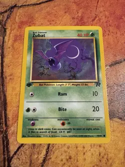 1st Edition Zubat | Team Rocket 70/82 | Vintage WOTC Pokemon - Image 1