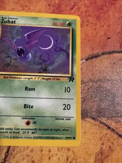 1st Edition Zubat | Team Rocket 70/82 | Vintage WOTC Pokemon - Image 3