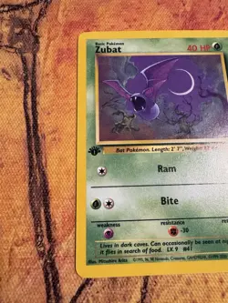 1st Edition Zubat | Team Rocket 70/82 | Vintage WOTC Pokemon - Image 4