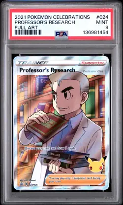 Professor'S Research Pokemon Celebrations 024 NM PSA 9 - Image 1