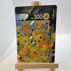 Pokemon Pikachu V-Union Promo Holo Oversized SWSH140 Pokemon Celebrations - Image 1