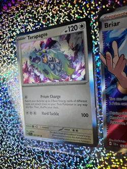 Pokemon TCG: Surging Sparks Rare Holo 161/191 Terapagos; Full Art 163/142 Briar - Image 5