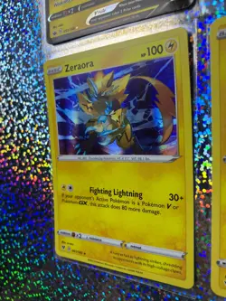 Pokemon TCG: 055/159 Zeraora VSTAR; 053/198 Zeraora V; Holo 061/185 Zeraora - Image 5