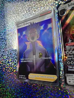 Pokemon TCG: Full Art Promo SWSH251 Boss's Orders; Ultra Rare 90/111 Silvally GX - Image 5