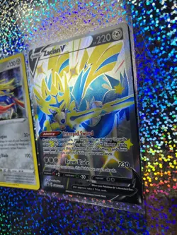 2023 Pokemon TCG Sword & Shield Shiny Promo SWSH292 Zacian V - Image 3