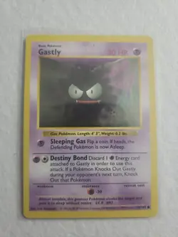 Pokemon TCG - Gastly Base 50/102 - WOTC Shadowless Base Set - NM - Image 1