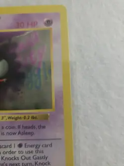 Pokemon TCG - Gastly Base 50/102 - WOTC Shadowless Base Set - NM - Image 2