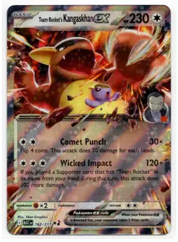 2026 Pokemon - Mega Evolution - Ascended Heroes Team Rocket's Kangaskhan ex #162 - Image 1