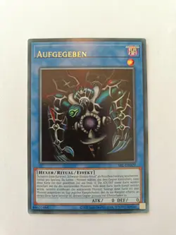 Aufgegeben [Yu-Gi-Oh! SRL-DE029 NM (Ultra Rare / Fehldruck)] - Image 1