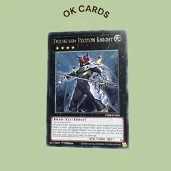 Yugioh Evilswarm Exciton Knight CRBR-EN048 Rare 1st Edition - Image 1