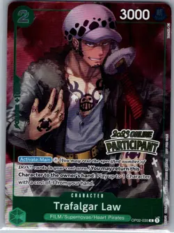 Trafalgar Law (Offline Regional 2023) Participant OP02-035 - One Piece Card - NM - Image 1