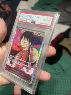 Monkey.D.Luffy (012) Super Pre-Release Starter Deck (ST01-012) - PSA 10 - Image 3