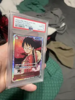 Monkey.D.Luffy (012) Super Pre-Release Starter Deck (ST01-012) - PSA 10 - Image 4