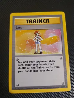 Lass - 75/102 - Pokemon Base Set Unlimited Rare Card WOTC NM/LP - Image 1