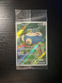 Snorlax 051 Sv: Scarlet & Violet Promo Cards Holo SEALED Pokemon Full Art FA - Image 1