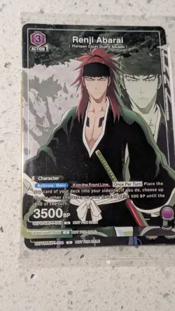 Renji Abarai Participation Pack Sealed Union Arena Card Promo English BLC-1-046 - Image 1
