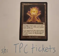 Power Matrix - Mercadian Masques - MTG Magic card - Near Mint NM - TCG Value $6 - Image 1