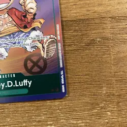 Monkey D. Luffy P-037 One Piece Promo Card TCG 1st Anniversary Stamped Foil - Image 3