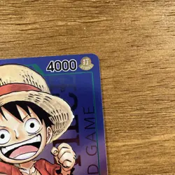 Monkey D. Luffy P-037 One Piece Promo Card TCG 1st Anniversary Stamped Foil - Image 4