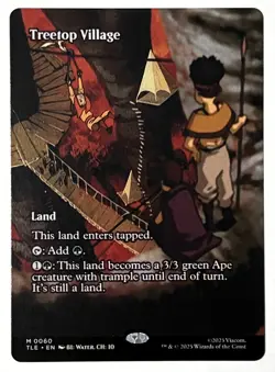 Treetop Village - MTG ATLA Eternal (TLE 060) - Borderless Non-Foil - Image 1