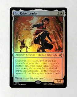 Jet, Rebel Leader - FOIL - MTG ATLA Eternal - TLE 078 - Image 1