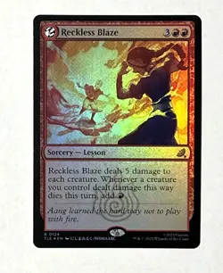 Reckless Blaze - FOIL - MTG ATLA Eternal - TLE 124 - Image 1