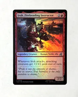 Iroh, Firebending Instructor - FOIL - MTG ATLA Eternal - TLE 240 - Image 1