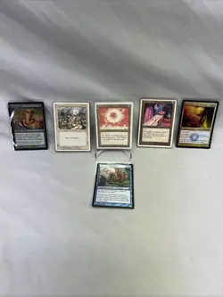 Magic The Gathering Magic Lot Of 6 Sol Ring- Wrath Of God- Ashnod Altar - Image 1