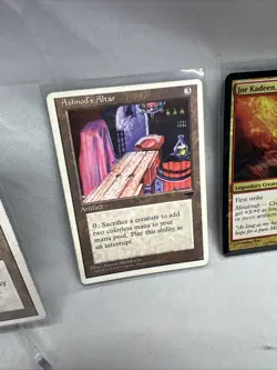 Magic The Gathering Magic Lot Of 6 Sol Ring- Wrath Of God- Ashnod Altar - Image 5