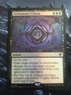 MTG Archenemy's Charm Edge of Eternities Foil LP - Image 1