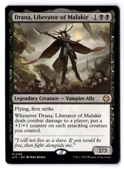 Drana, Liberator Of Malakir NM* The Lost Caverns Of Ixalan 0211 mtg -UnltdCards - Image 1