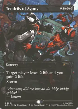 MTG Tendrils of Agony (2003) *Non-Foil* Full Color Secret Lair: Venom MT/NM - Image 1