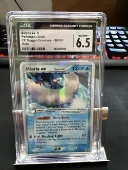 Pokemon TCG Altaria ex 2006 EX Dragon Frontiers # 90/101 CGC NM 6.5 Pop 6 - Image 1