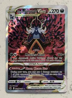 Hisuian Samurott VSTAR GG52/GG70 Pokemon Crown Zenith Galarian Gallery - Image 1