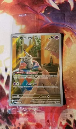Mimikyu SVP 075 Sealed Black Star Promo Pokemon Paldean Fates ETB Holo NM - Image 1