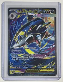 Pokemon TCG Phantasmal Flames- Mega Sharpedo EX 127/094 Holo SIR - Image 1