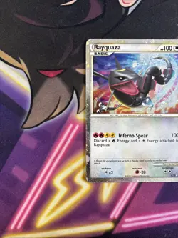 Rayquaza (Shiny) SL10 Call of Legends Holo Pokemon LP - Image 2