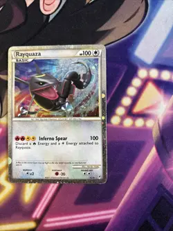 Rayquaza (Shiny) SL10 Call of Legends Holo Pokemon LP - Image 3