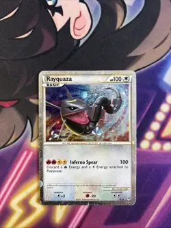 Rayquaza (Shiny) SL10 Call of Legends Holo Pokemon LP - Image 4