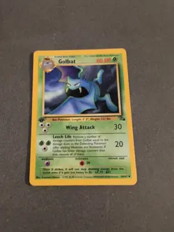 Pokemon TCG 1st Edition Golbat - Fossil (34/62) Uncommon - Image 1