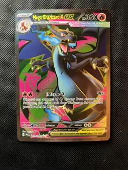 Mega Charizard X Ex 109/94 Ultra Rare Full Art Phantasmal Flames Pokemon Tcg - Image 1