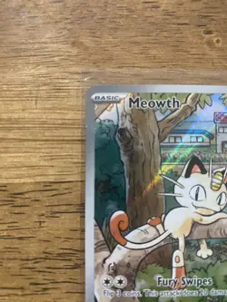 Pokemon TCG Meowth 106/094 Me02: Phantasmal Flames Illustration Rare Holo NM - Image 2