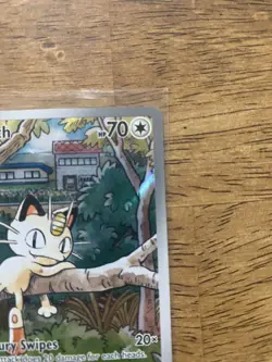 Pokemon TCG Meowth 106/094 Me02: Phantasmal Flames Illustration Rare Holo NM - Image 3