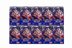 10x One Piece English The Azure Sea's OP14 EB04 Booster Packs Sleeved - Image 1